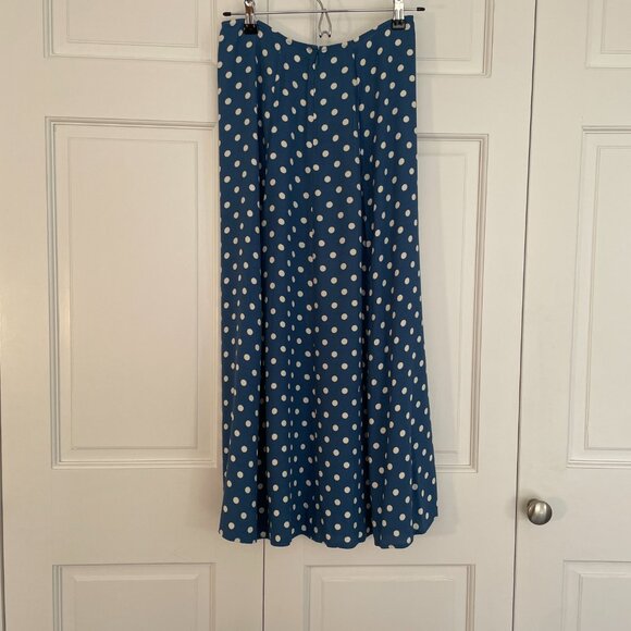 SOLD DO NOT BUY - Reformation Midi Zoe Skirt | "Lazuli" | Size 4 - Picture 4 of 7